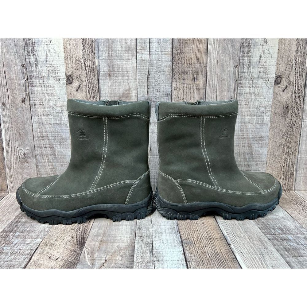 Kamik Soulful RSG3U FK2529X Grey Suede Mid Winter Boot sz 7‎